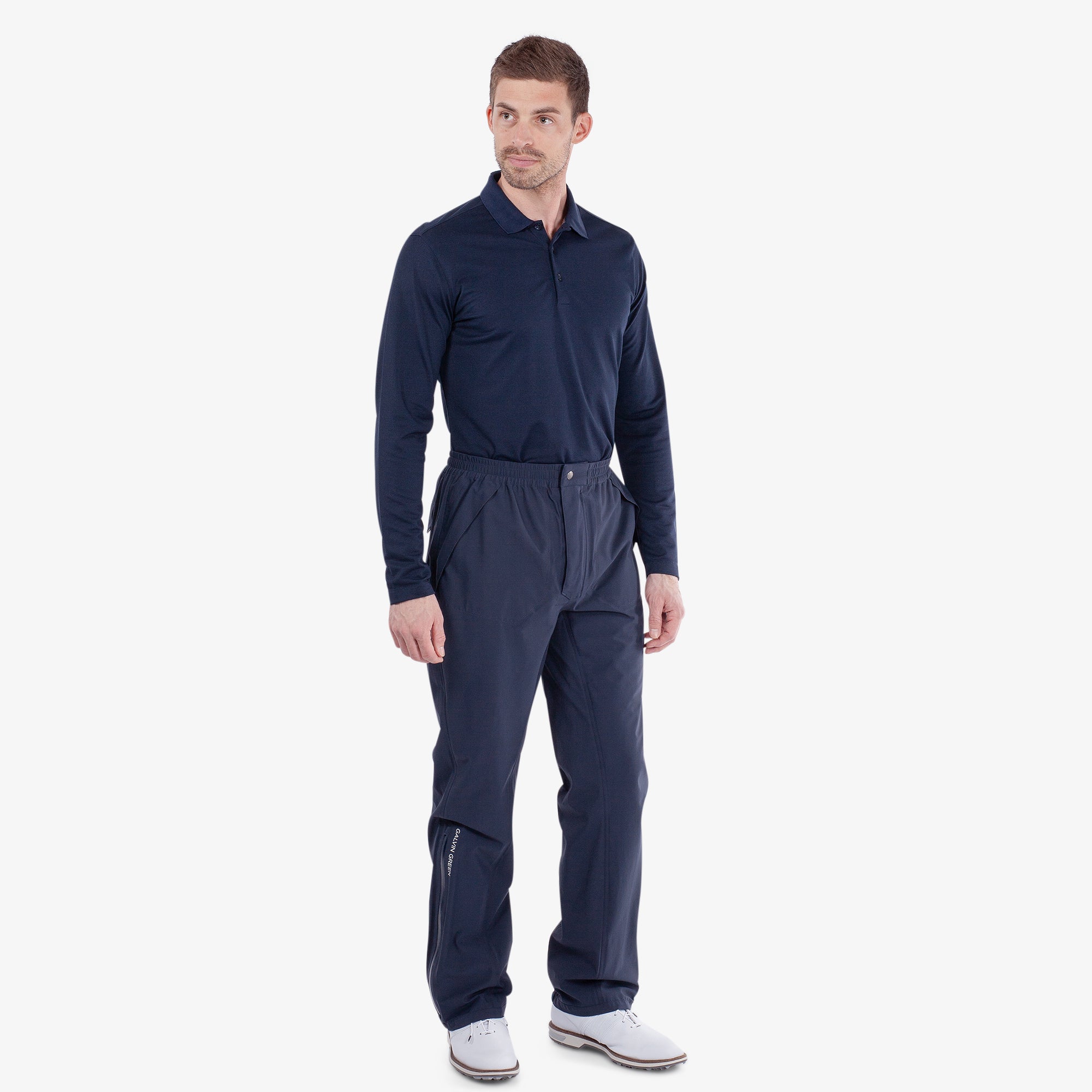Galvin Green Arthur PacLite Gore-Tex Mens Waterproof Golf Trousers Navy